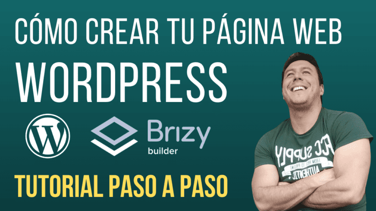 COMO HACER PAGINA WEB CON WORDPRESS BRIZY