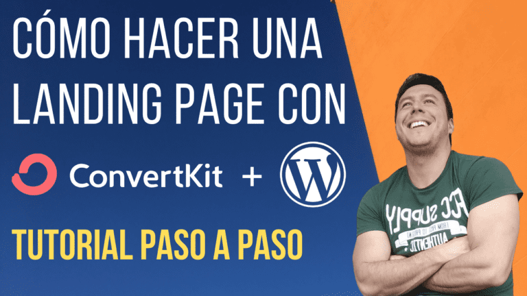 Como Hacer Una Landing Page Con Converkit Y WordPress