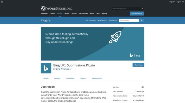 El complemento de Bing WordPress indexa el contenido de inmediato