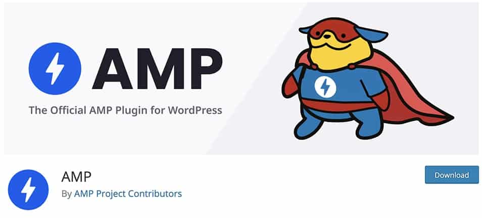amp WordPress plugin