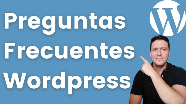 preguntas frecuentes principiantes wordpress