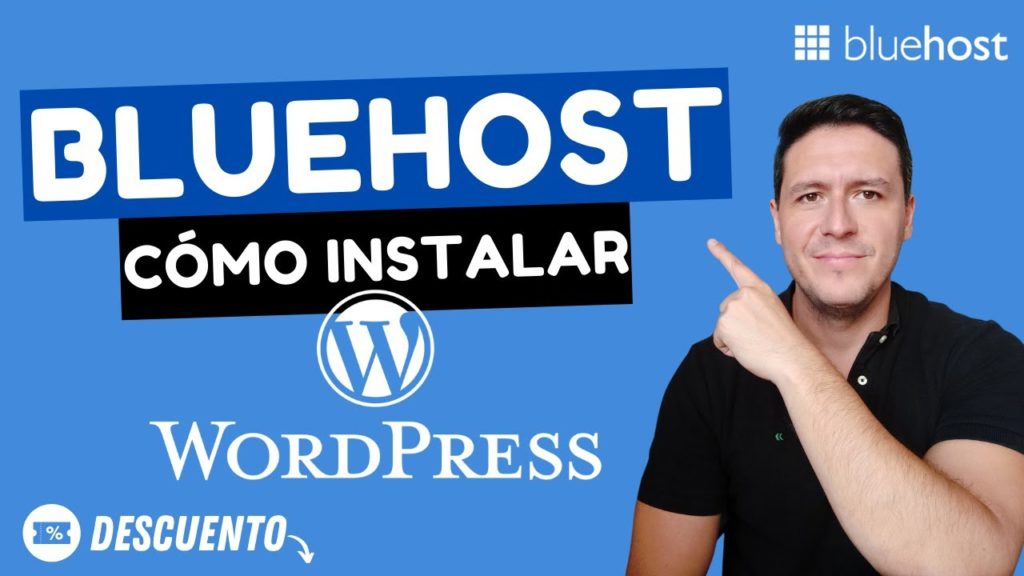 BlueHost Como Instalar WordPress y Crear una Pagina Web