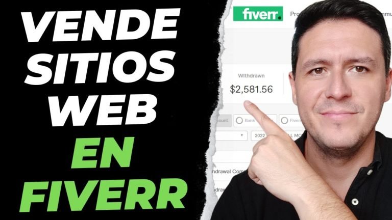 Como Vender Paginas Web en Fiverr Estrategia 2022