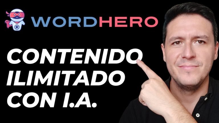 Contenido ILIMITADO con Inteligencia Artificial para Sitios Web WordHero