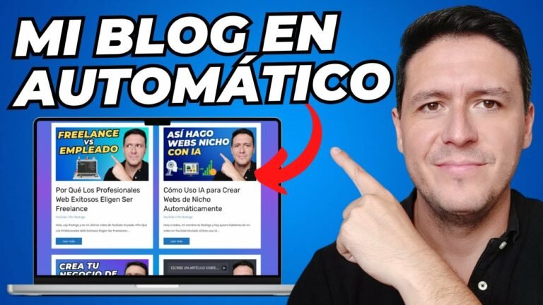 Automatiza tu Blog con IA Crea Articulos a partir de