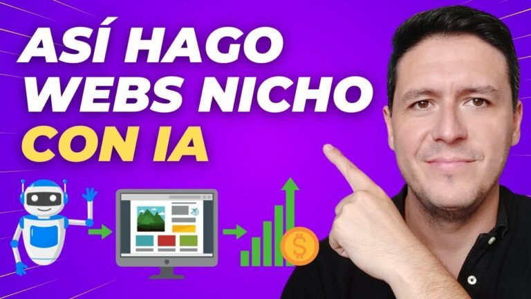Como Hacer Webs de Nicho Automaticamente con IA Links de